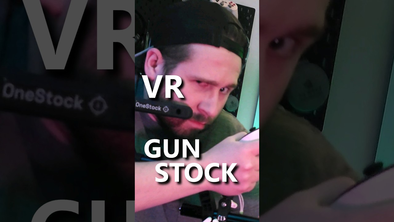 Do you need a VR Gunstock? #vrgunstock #quest3 #vraccessory #vr #virtualrealitygaming #gaming