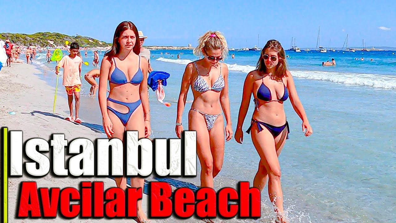 walking tour Istanbul 2022 | Avcilar park and beach ultra 4k | 16 July #istanbul