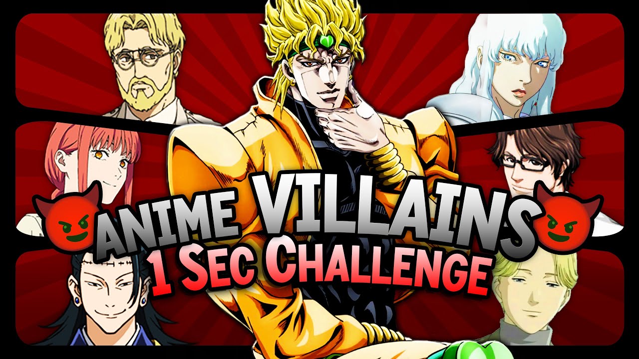 1 SECOND Anime VILLAIN Quiz 😈🔥 | Anime Quiz