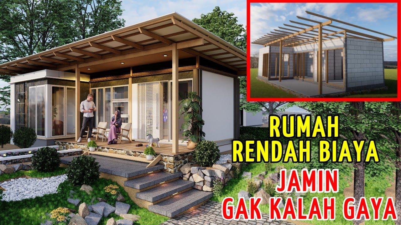 Sayang jika terlewat! RUMAH RENDAH BIAYA ala Rumah Desa yg Gak Kalah Gaya