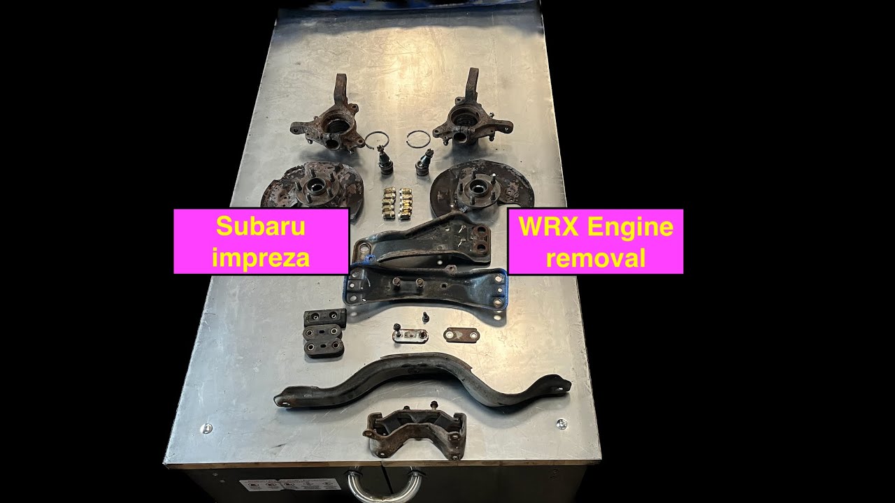 iMpReZa WRX Engine removal, EP 7 of the full restoration