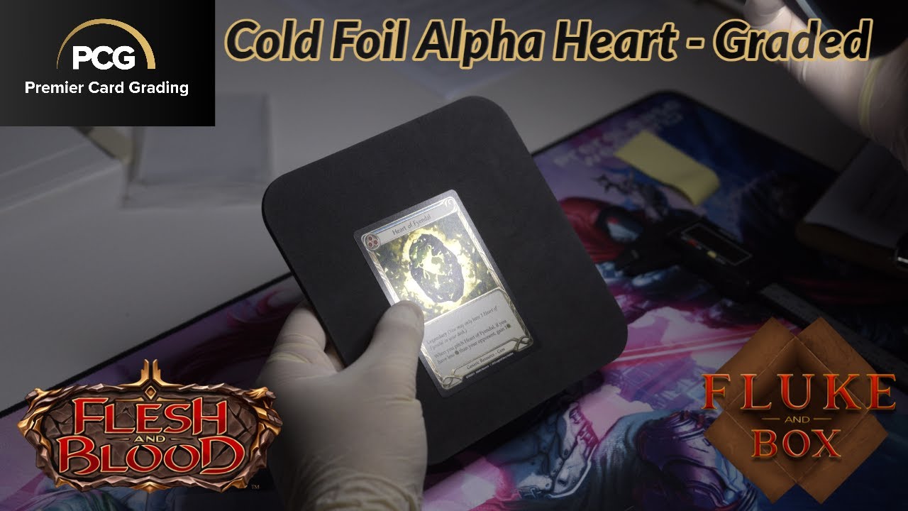 За кулисами оценки качества карт Premier Card — оценка холодного тиснения фольгой Heart of Fyenda...