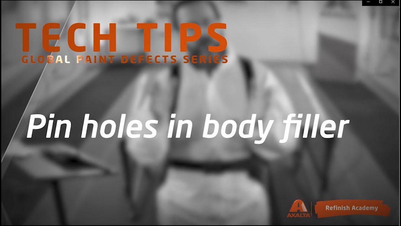 11. Global Paint Defects - Pin Holes in Body Filler