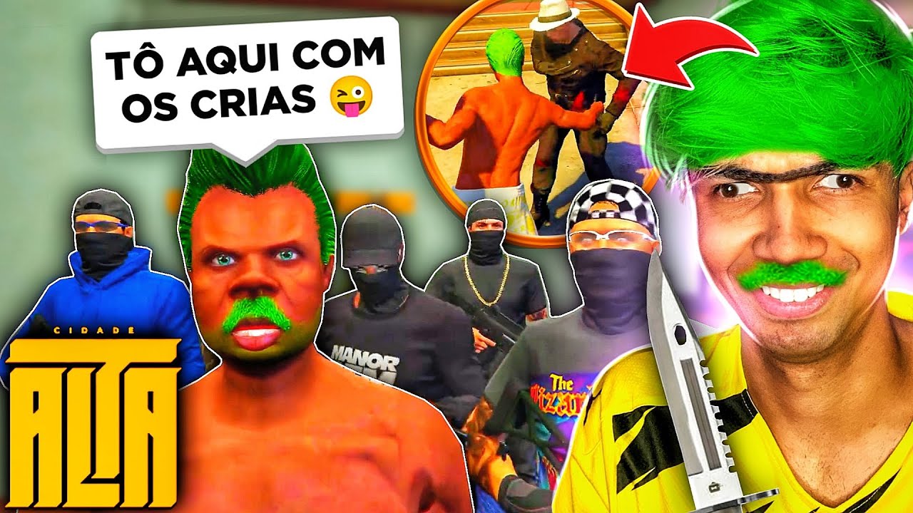 PASSEI a FACA na PRAÇA 😈 VIREI REFEM de UM BANCO 😂 JILSU no GTA RP