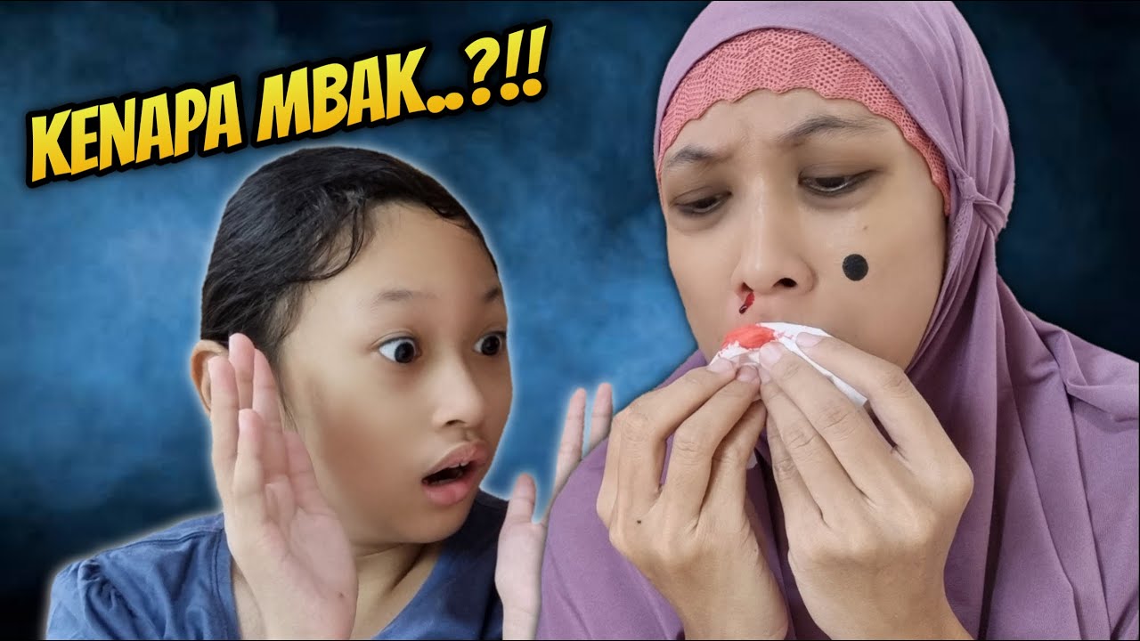 Mbak Kunyit Mimisan Akibat Tidak Tidur Semalaman 😄 Drama Parodi Aqilla's Diary - Aqilla
