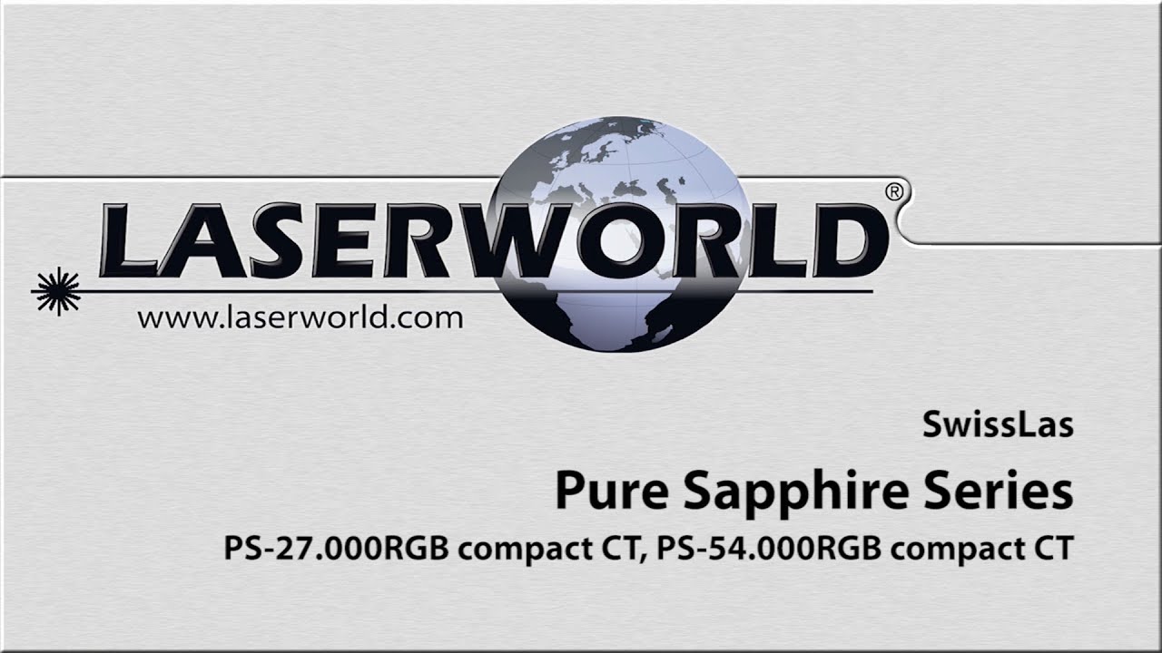 SwissLas Pure Sapphire Series - PS-27.000RGB compact CT - PS-54.000RGB compact CT | Laserworld