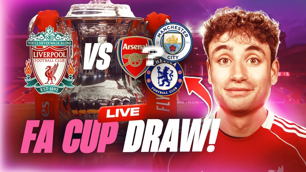 FA CUP QUARTER FINALS LIVE DRAW!