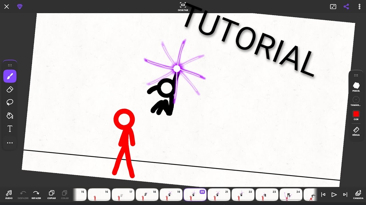 Tutorial de Animação de luta!! (o áudio ta meio ruim) 