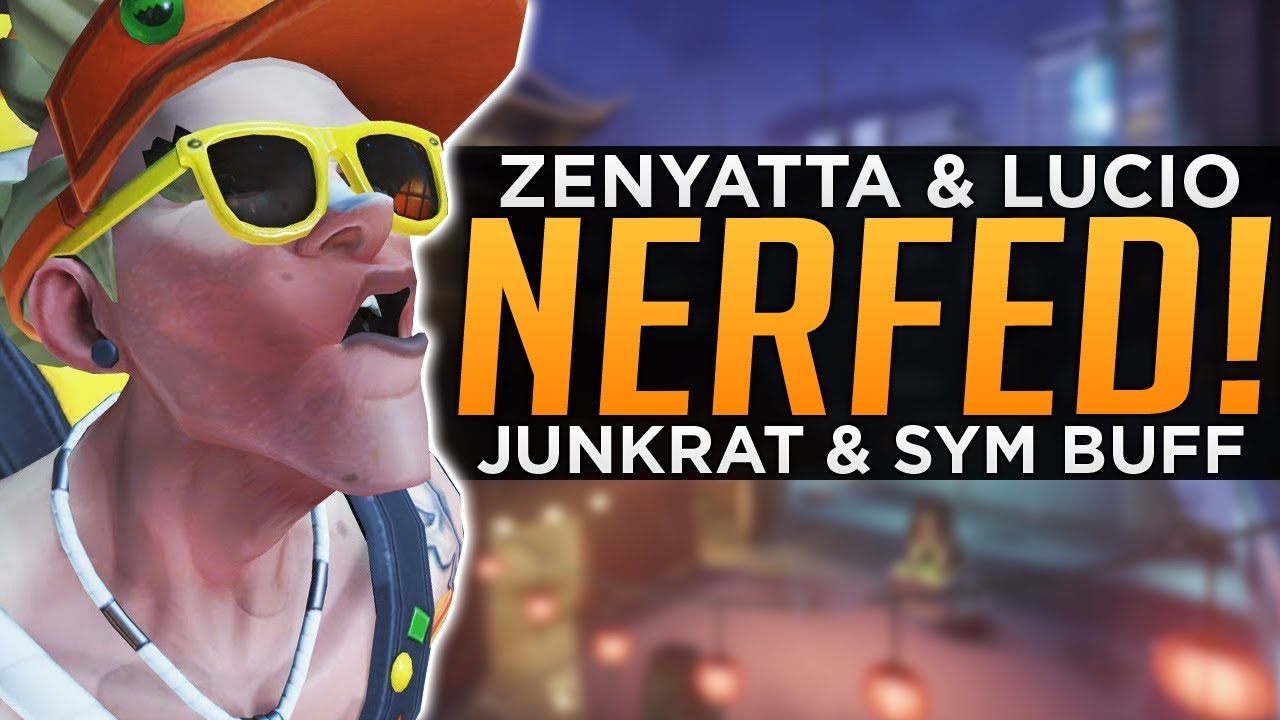Overwatch: Zenyatta & Lucio NERFED! - Symmetra & Junkrat BUFFED