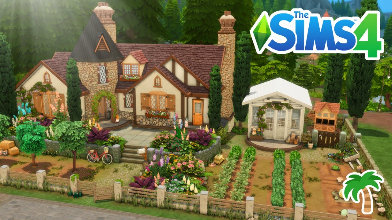 Glimmerbrook Cottage 🌲 The Sims 4 Speed Build | No CC