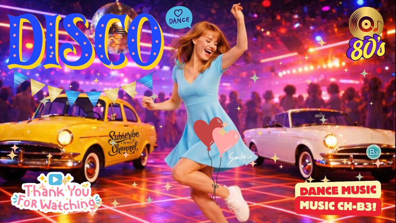 【80s disco fever🪩】🎵Neon Lights Glow🎵