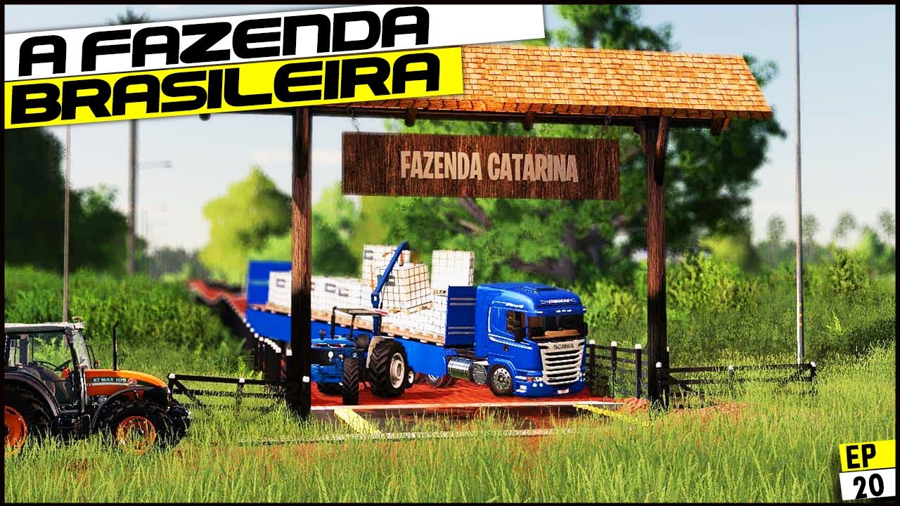 FAZENDA CATARINA! MAPA BRASILEIRO |  FARMING SIMULATOR 19 #20