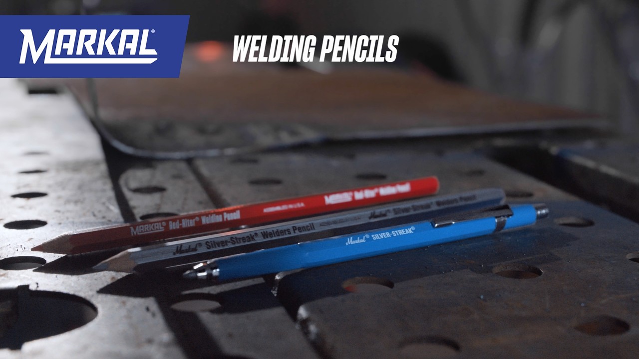 WELD-RITER Welding Pencils in Silver-Streak or Red-Riter