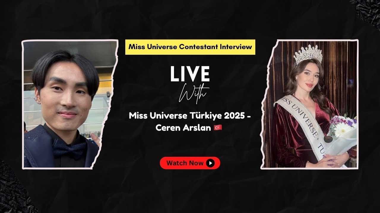 🇹🇷 Live Interview with Miss Universe Turkiye 2025 - Ceren Arslan