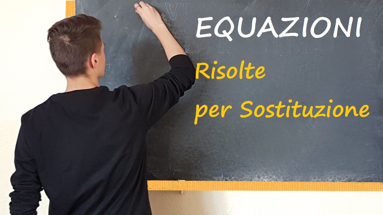 Equazioni di grado superiore al SECONDO risolte per SOSTITUZIONE