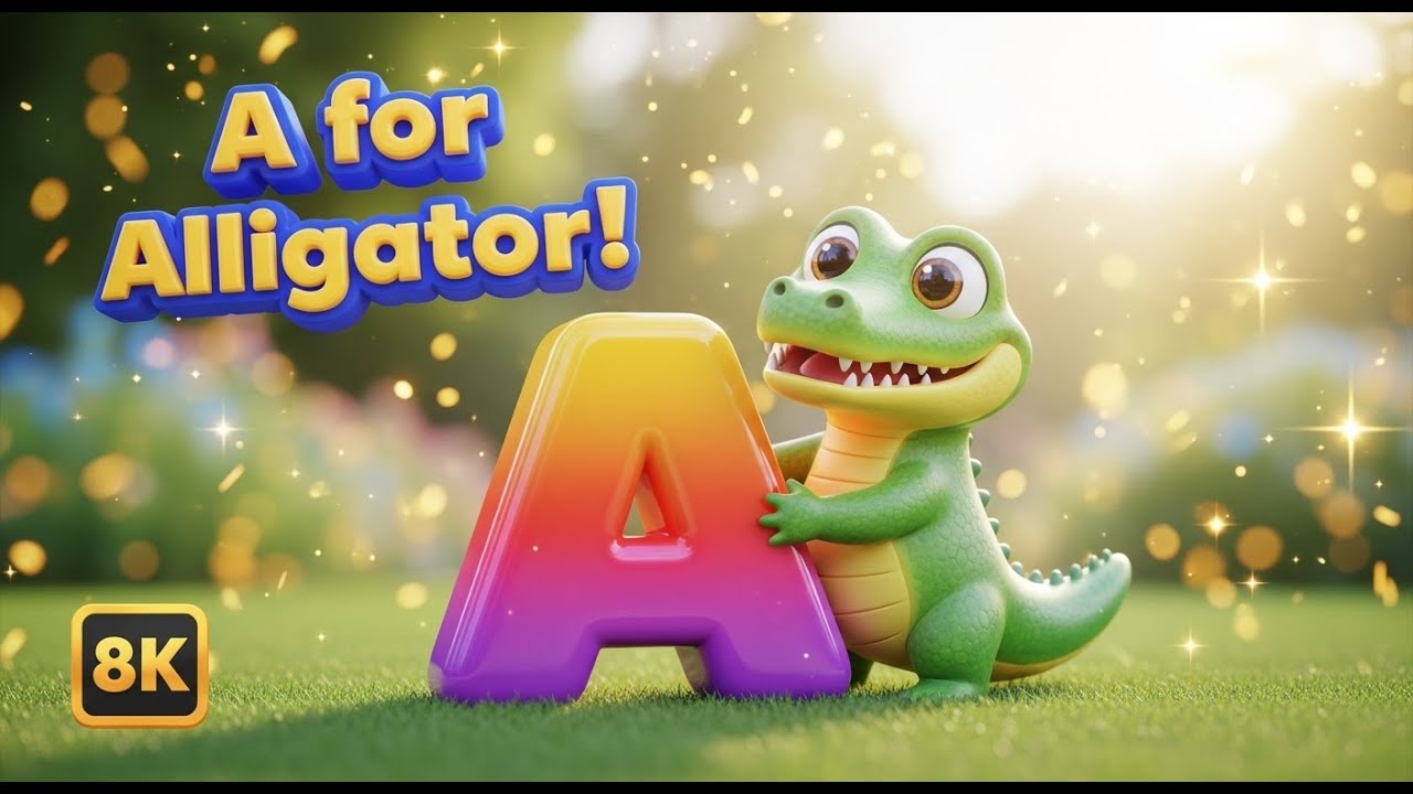A to Z Animal Alphabet Adventure | 3D Animation for Kids/ Learn ABC with Cute Animals