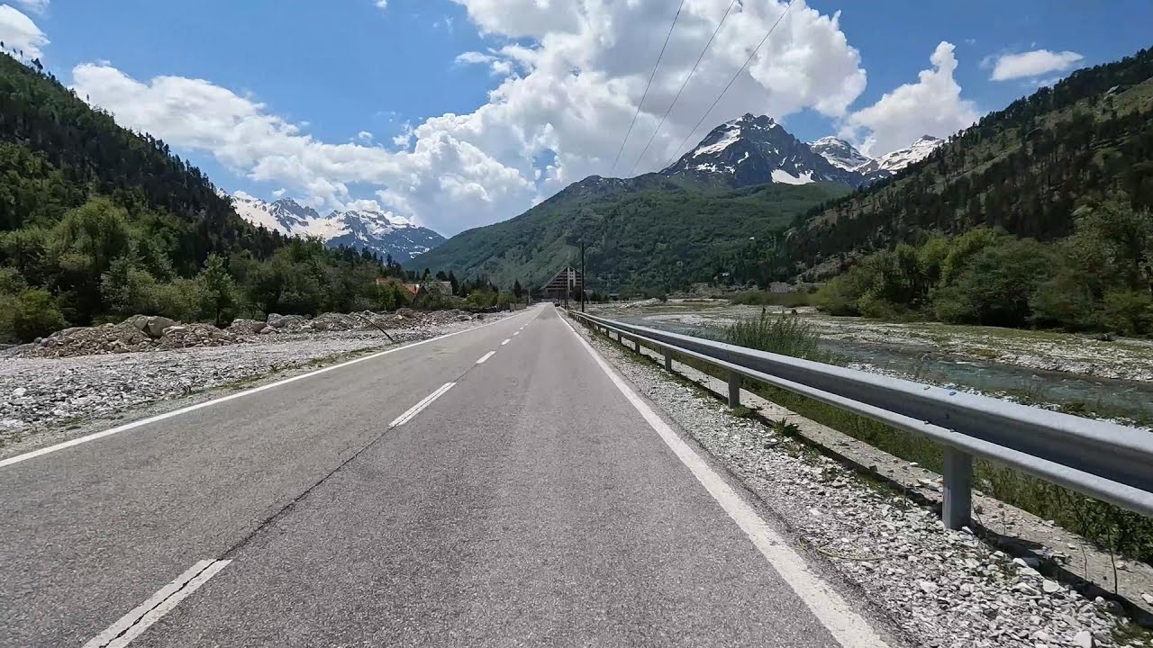 Nord-Albanien - Mit dem Motorrad auf der SH22 vom Komansee ins Valbona-Tal (Mai 2022) (Full HD)