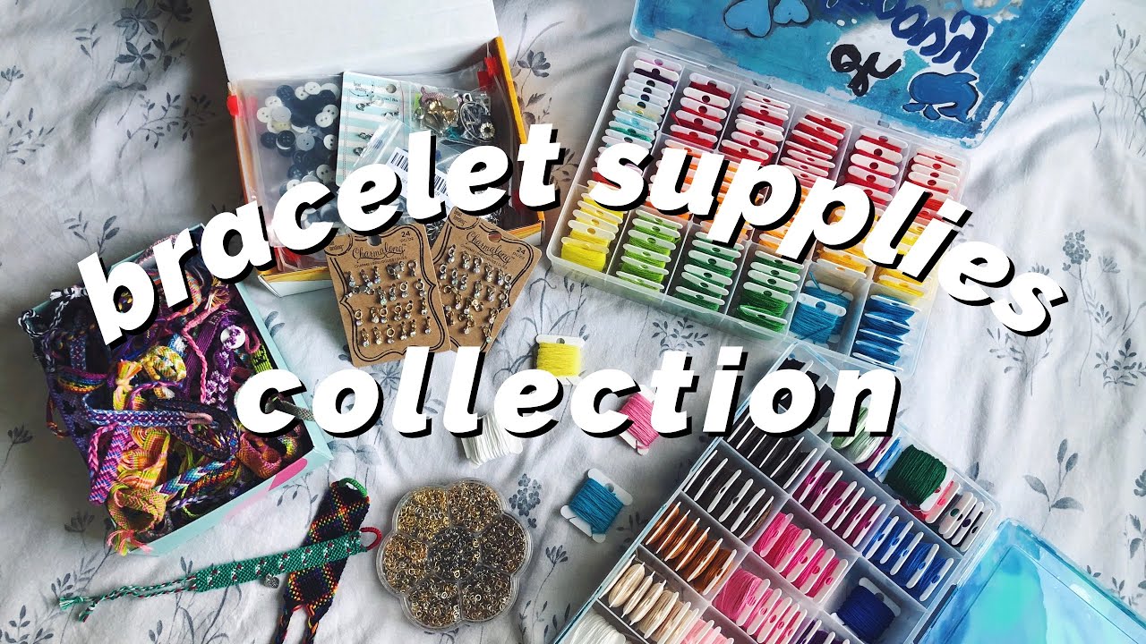 bracelet supplies storage + organization!