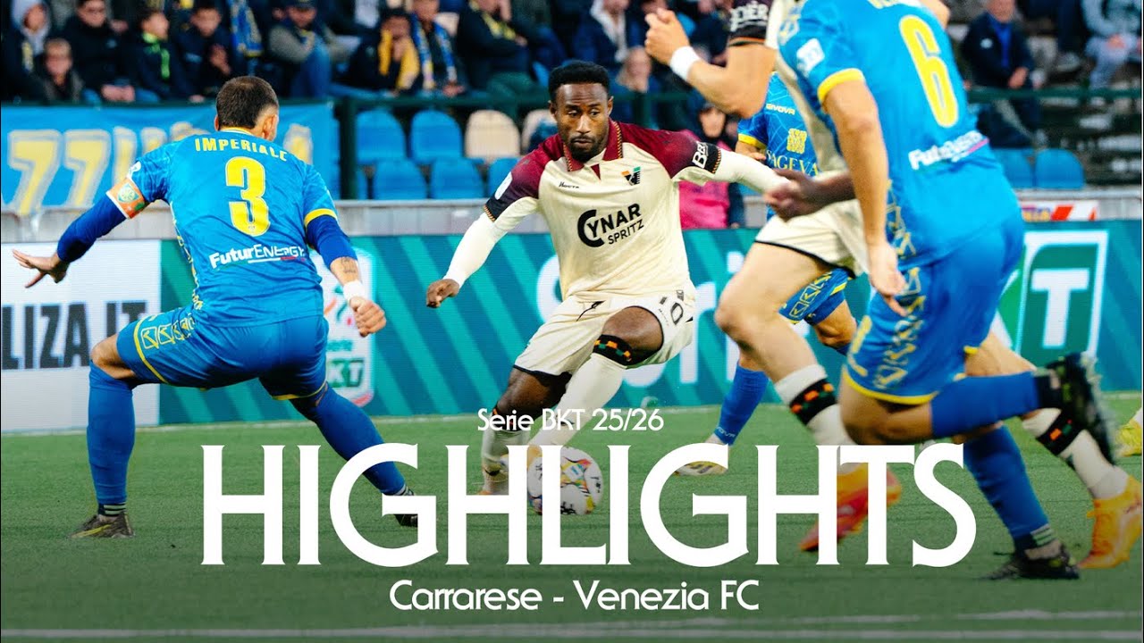 Serie BKT, Giornata 9 | Carrarese 3 - 2 Venezia FC