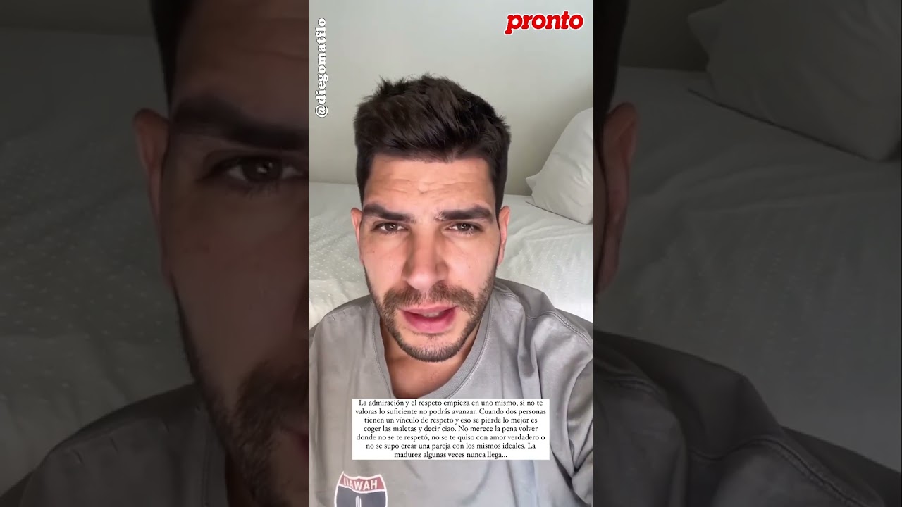 Diego Matamoros rompe con su novia en plena lucha contra su enfermedad