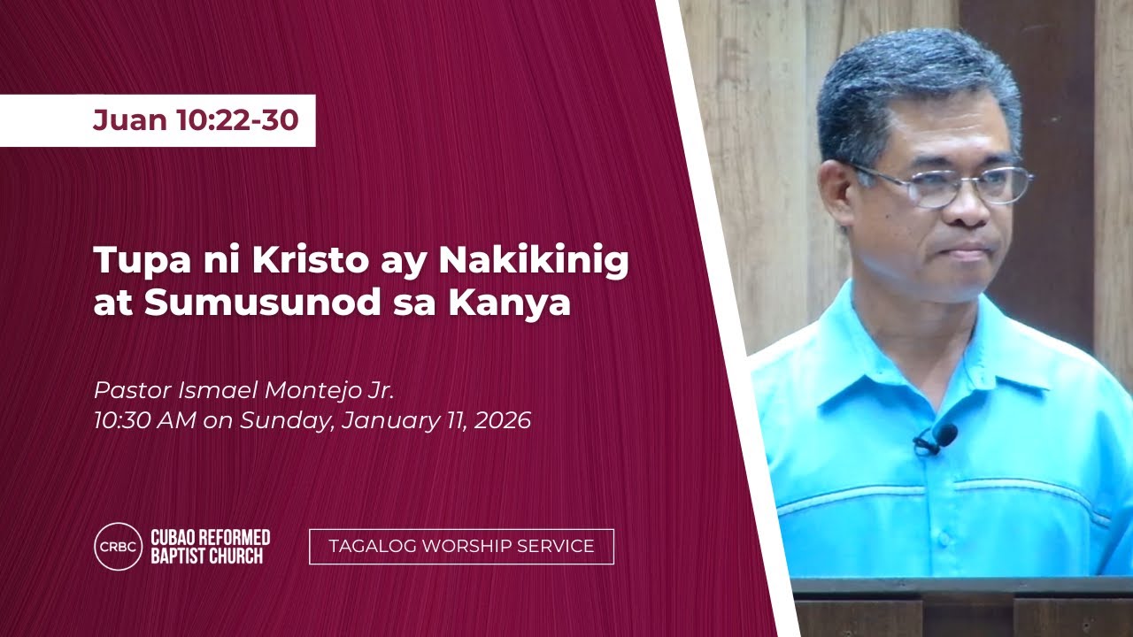 Tupa ni Kristo ay Nakikinig at Sumusunod sa Kanya