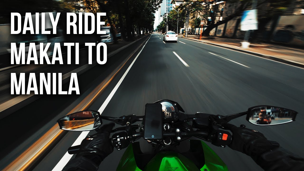 Daily Ride Makati to Manila | Kawasaki Z400 | 4k Cinematic | DJI Action 4 #motorcycle #z400