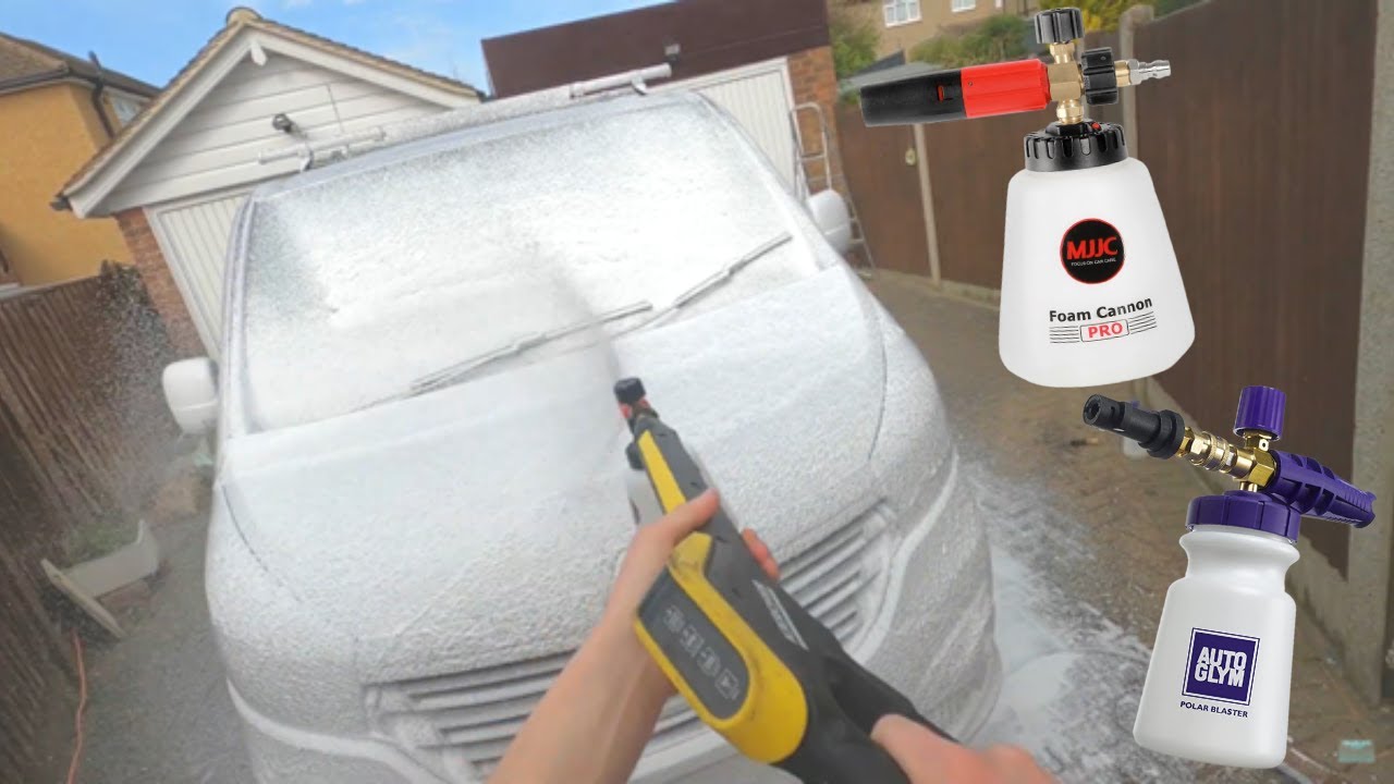 MJJC Foam Cannon Pro 2  Lance VS AutoGlym Polar Blaster Lance