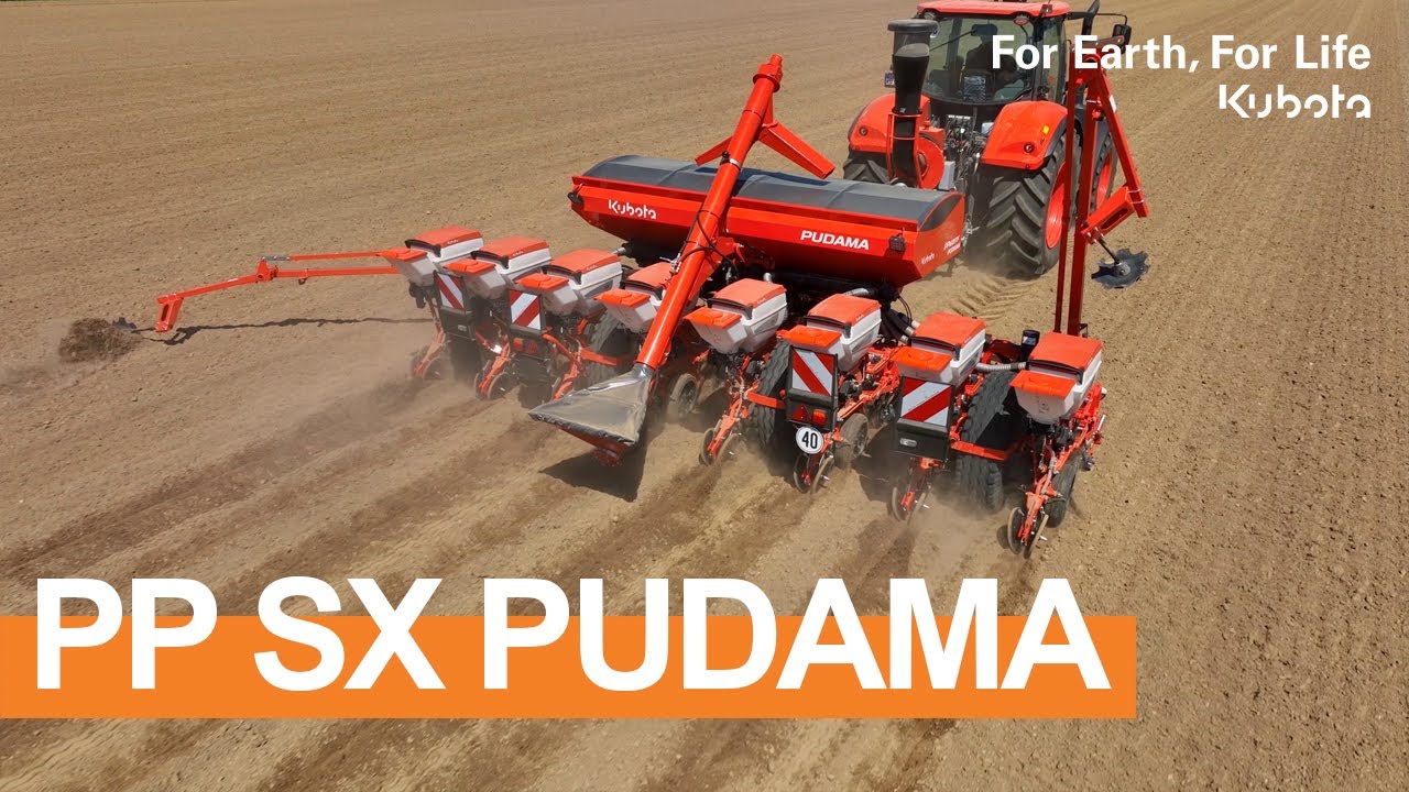 PP SX PUDAMA: Systematic focused spot fertiliser application during maize sowing | #Kubota 2024