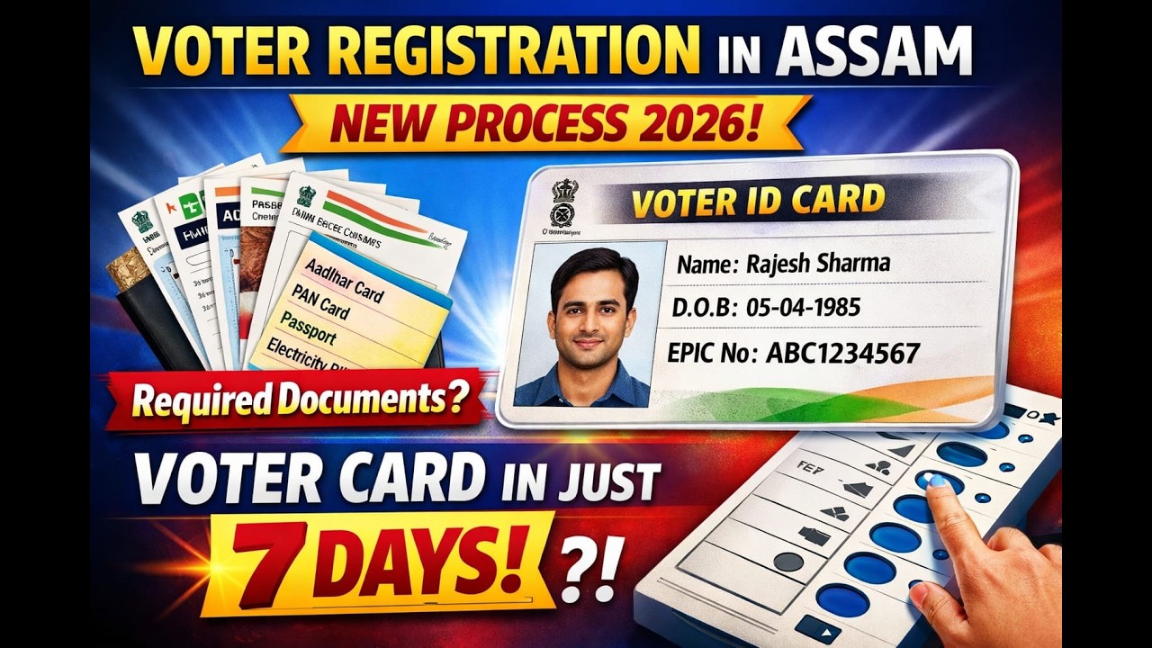 New Voter ID Apply Online In Assam || New Process 2026|| Voter ID Apply keneke koribo 2026