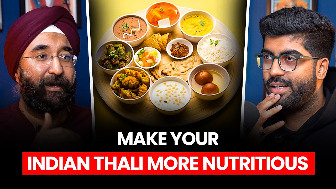 Easy Hack to Make Your Indian Thali 10x Healthier Without Changing It's Taste ft. Good Monk