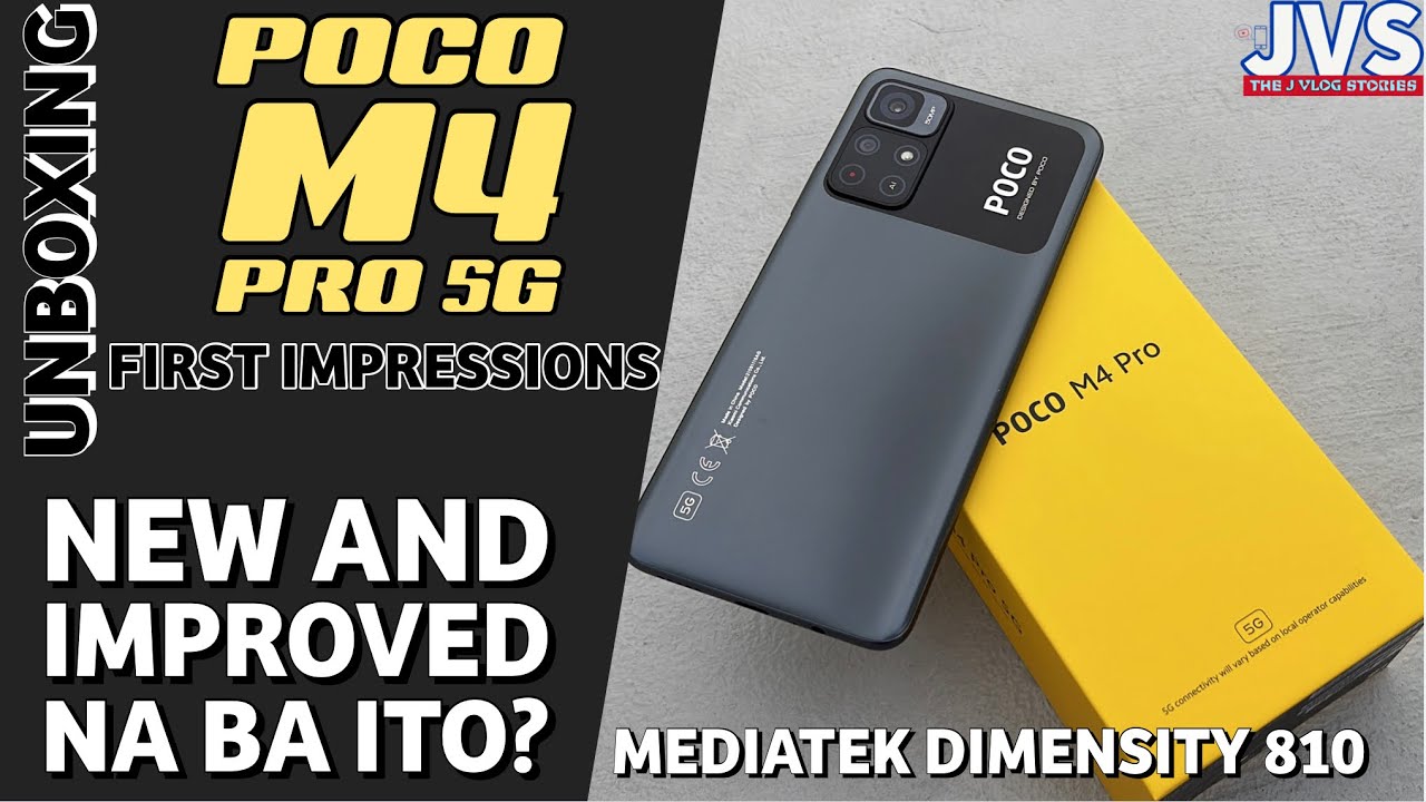 Poco M4 Pro 5G Unboxing and First Impressions - Filipino | Mediatek Dimensity 810 5G  | 6GB 128GB |