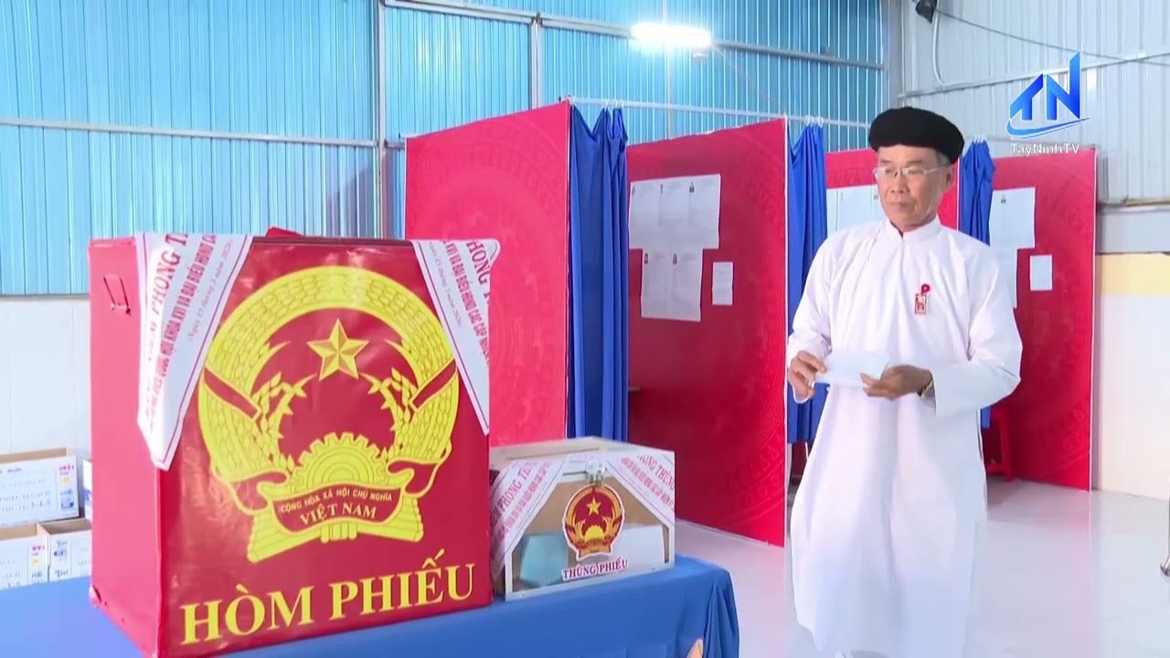 Đồng bào các tôn giáo phấn khởi tham gia bầu cử | TayNinhTV