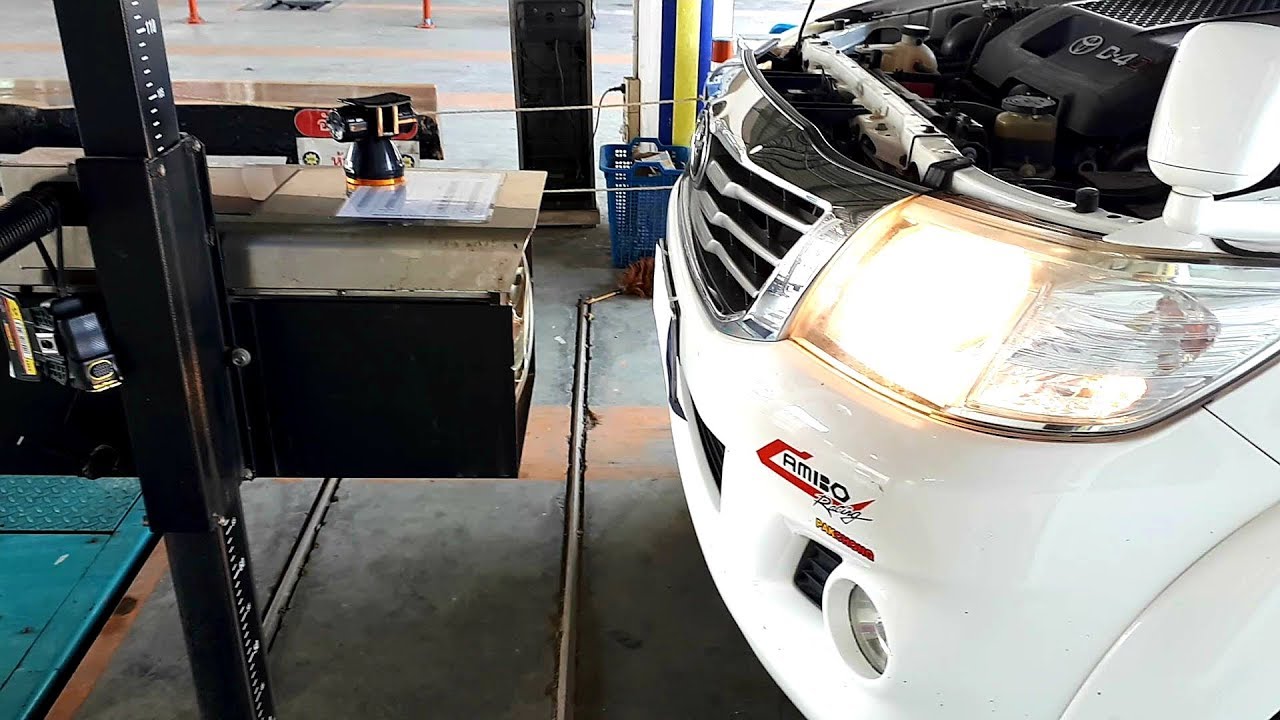 สอนตั้งไฟหน้ารถยนต์ TOYOTA