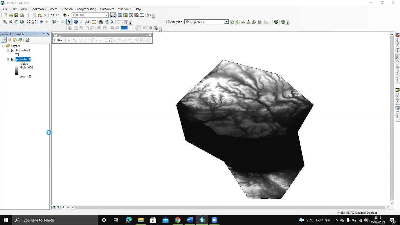 Working with Raster data in ArcGIS