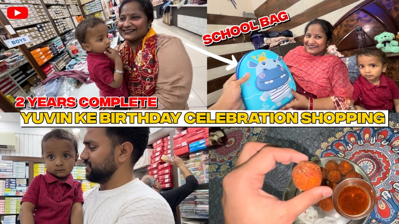 MEINE KI BETA KE  BIRTHDAY SHOPPING🤩🛍️|| MERI LIFE KA SABSE BADA DIN🥳🎂||#ad #dailyvlogs #family 
