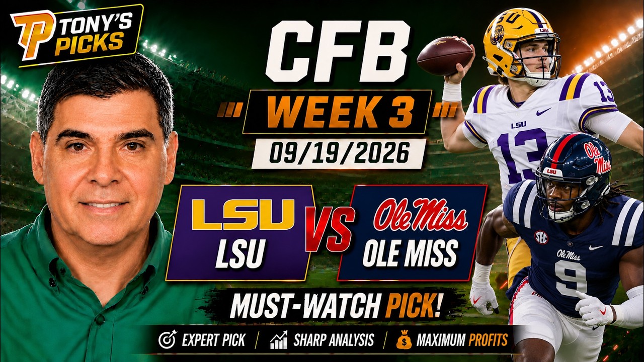 LSU Tigers vs Ole Miss Rebels Pick 9/19/26 College Football Week 3 Pick Prediction
