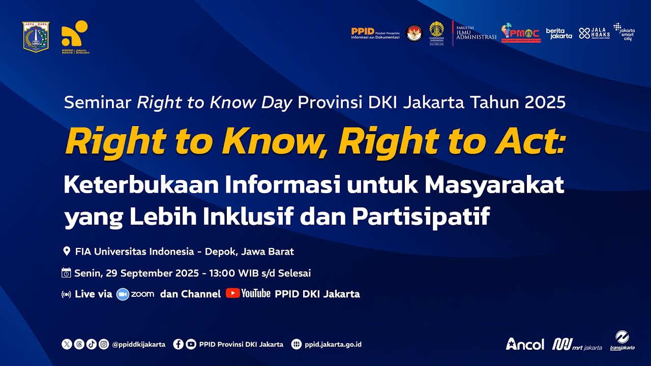 Seminar Right To Know Day Tahun 2025