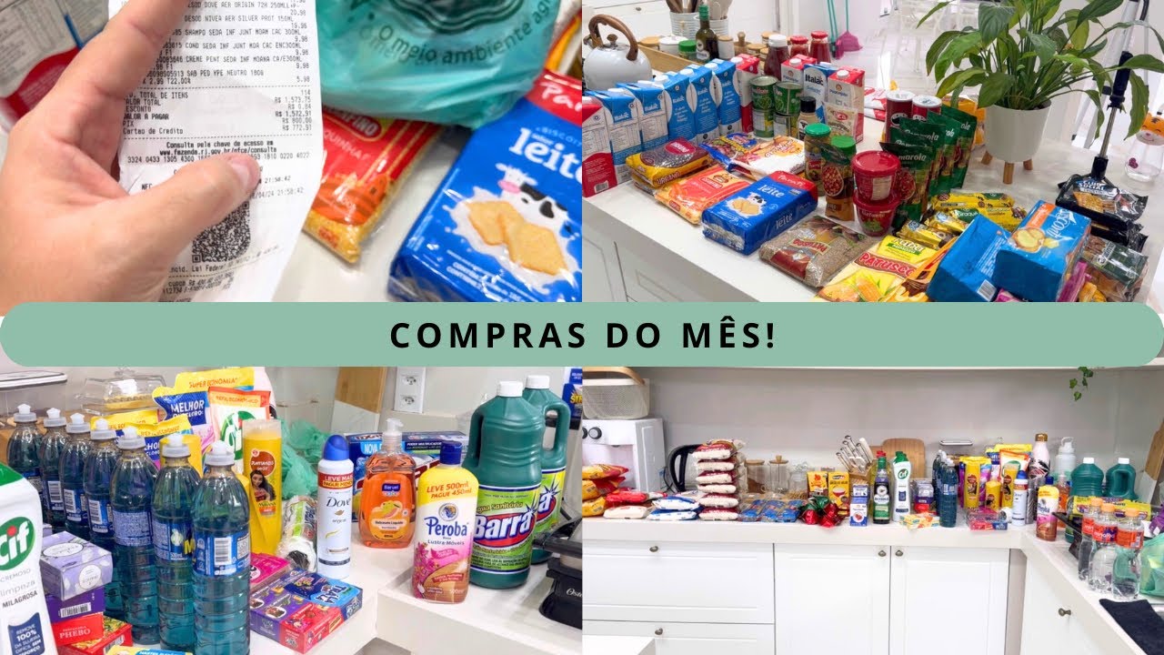 COMPRAS DO MÊS COM VALOR FINAL!