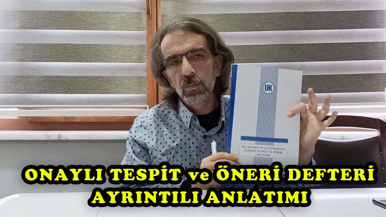 İSG TESPİT VE ÖNERİ DEFTERİ (NOTER ONAYLI ) AYRINTILI ANLATIM