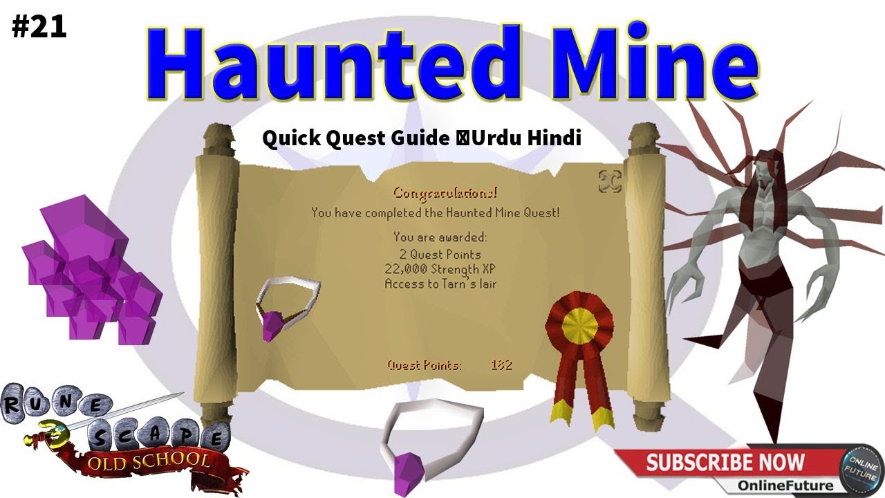 OSRS│How To Complete Haunted Mine Quest 2020 │Quick Quest Guide │Urdu Hindi