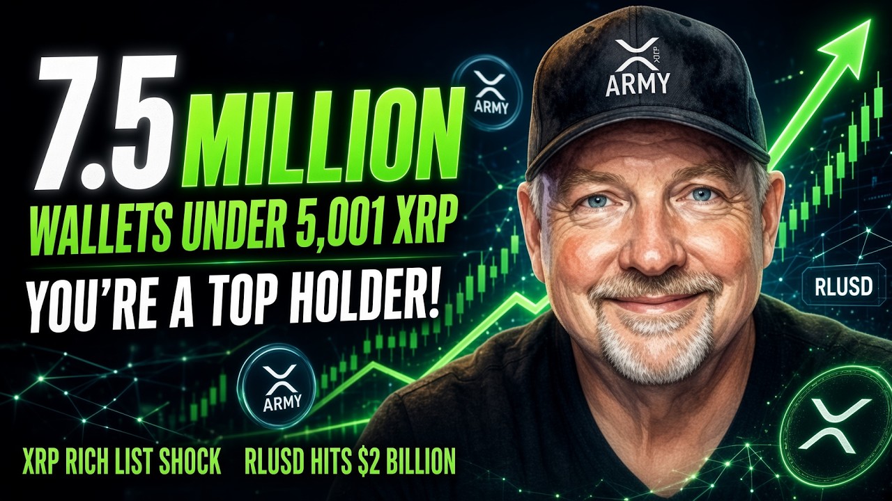 🔥 7.5M XRP Wallets Under 5,001 &ndash; You&rsquo;re a TOP Holder & Don&rsquo;t Know It! Rich List + RLUSD BOMBSHELL