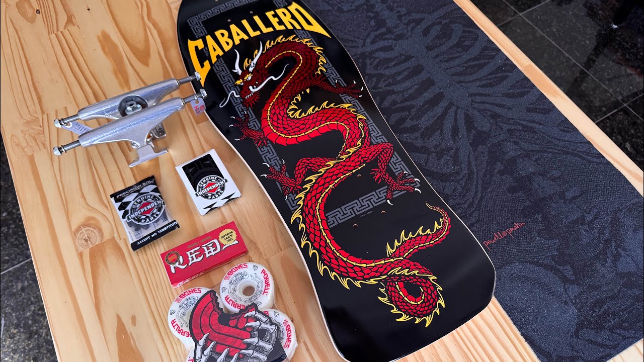 MONTANDO UM SKATE OLD SCHOOL LENDÁRIO! Setup 0018