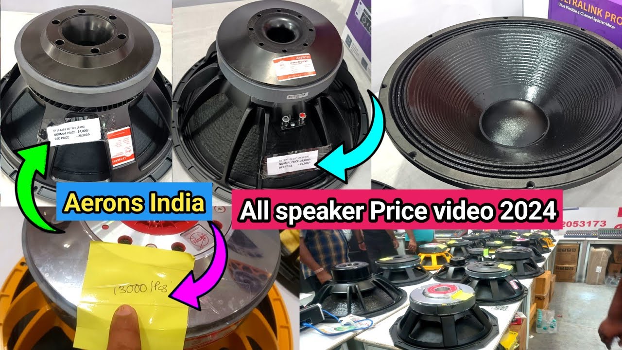 Aerons India All Speaker Price Video 2024 Aerons Speaker Price Details Video 2024 Dj Tech Bihar