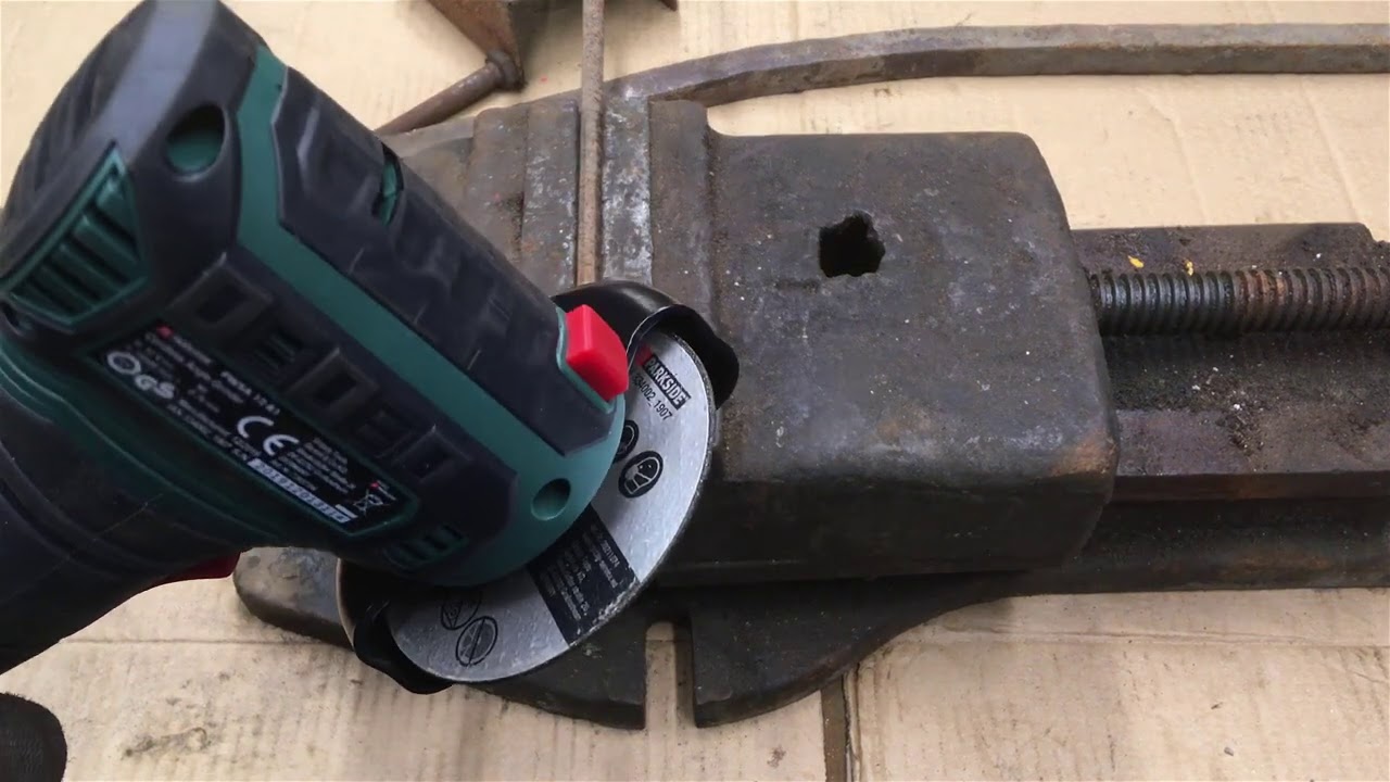 Akumulatorowa szlifierka kątowa Parkside (lidl) PWSA 12B 12V PRAKTYCZNY TEST!