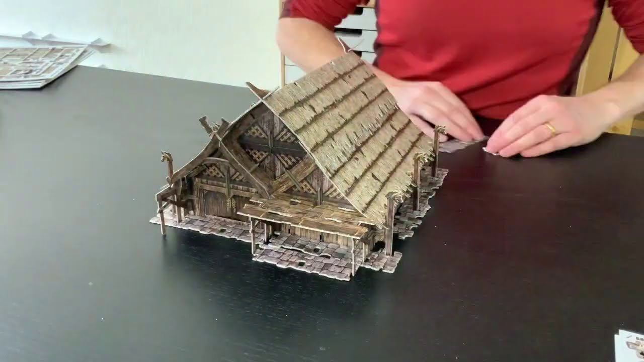Fantasy Wargames assembly - Mead Hall