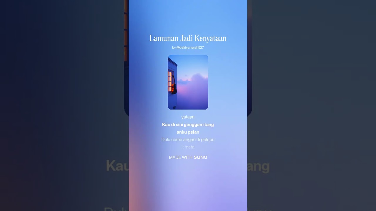 defyan-Lamunan Jadi Kenyataan