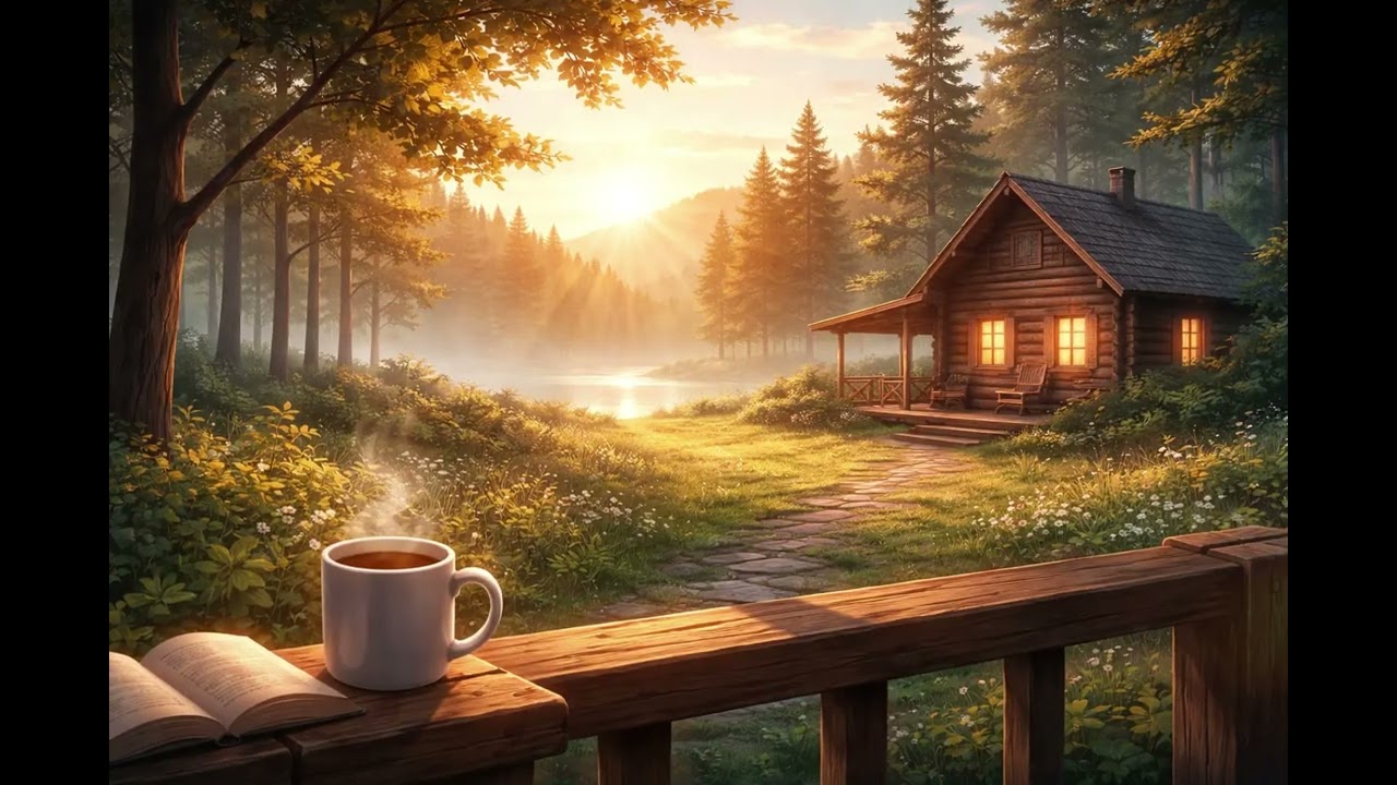 Peaceful Nature Lofi 🌲 Soft Morning Beats for Study & Relax (45 Min Mix)