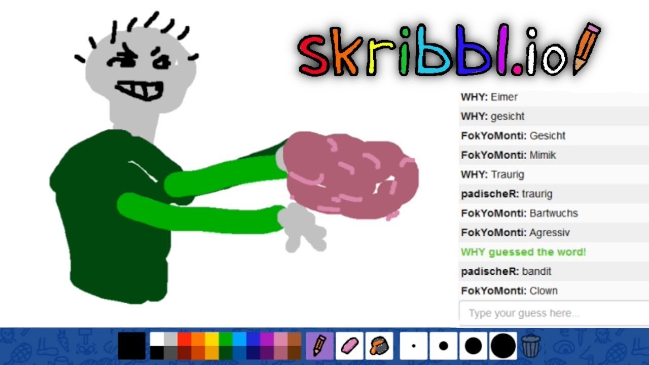 ZURÜCK ANS ZEICHENBRETT - skribbl.io [DE] - part 2