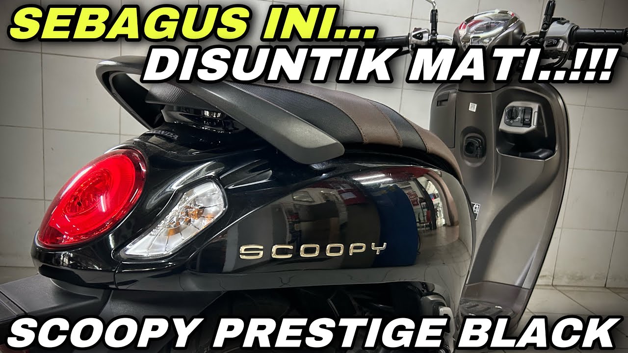 DISUNTIK MATI‼️SCOOPY PRESTIGE BLACK
