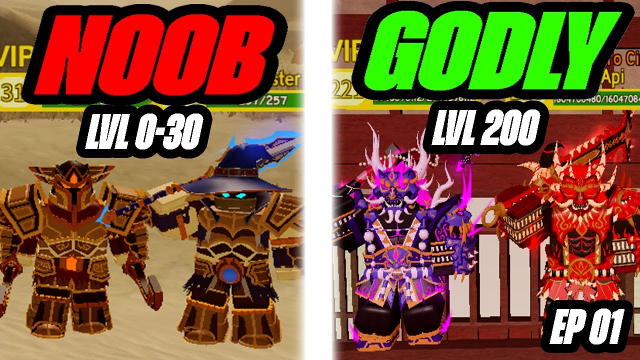 GOING FROM NOOB TO GODLY IN DUNGEON QUEST | Desert Temple | Episode 1